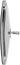 8-1/2" Rectangle Flat or Convex Spot Mirror – Chrome or Stainless Steel Center Mount