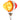 75197 - 3 Inches Watermelon Double Face (Amber & Red) High Power LED Pedestal or Signal Light