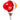 75197 - 3 Inches Watermelon Double Face (Amber & Red) High Power LED Pedestal or Signal Light