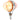 75198 - 3 Inches *Clear Watermelon Double Face (Amber & Red) High Power LED Pedestal or Signal Light