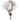 75198 - 3 Inches *Clear Watermelon Double Face (Amber & Red) High Power LED Pedestal or Signal Light