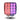 Amber/Red Turn & Marker to Purple Auxiliary Square Reflector Double Face LED Light – 38 Diodes, Double Post | TLED-SDXP