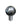 Black Pearl Air Brake Knob – 2-1/8" Polished Billet Collar for Bendix Air Brake Valves  - Single