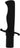 Black / Chrome Dagger Tractor-Trailer Air Brake Knob