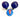BLUE GLITTER AIR BRAKE KNOBS & BLUE SHIFTER KNOB (ENGRAVED KENWORTH RED LOGO) - COMBO