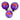 PURPLE SHIFTER & AIR BRAKE KNOBS with ENGRAVED PETERBILT LOGO - COMBO