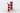 Peterbilt 589 Short Watermelon Air Cleaner Light Bar – Rear