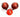 RED GLITTER KENWORTH ENGRAVED AIR BRAKE KNOBS with RED KENWORTH SHIFT KNOB - COMBO