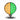 Amber/Red Turn & Marker to Green Auxiliary Double Face Round Reflector LED Light – 38 Diodes