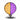 Trux TLED-DFXP Amber/Red Turn & Marker to Purple Auxiliary Double Face Round Reflector LED Light – 38 Diodes